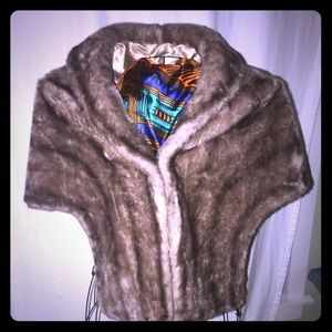 Vintage fur shall from Glenoit